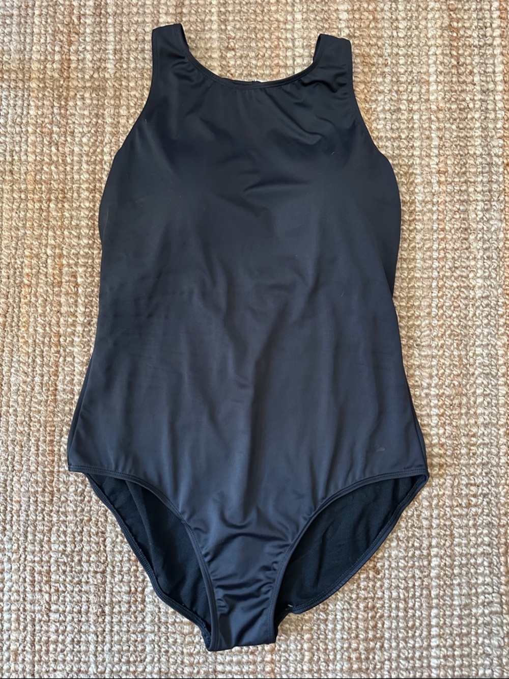 Swimsuits For All Black One-Piece Swimsuit Size 18